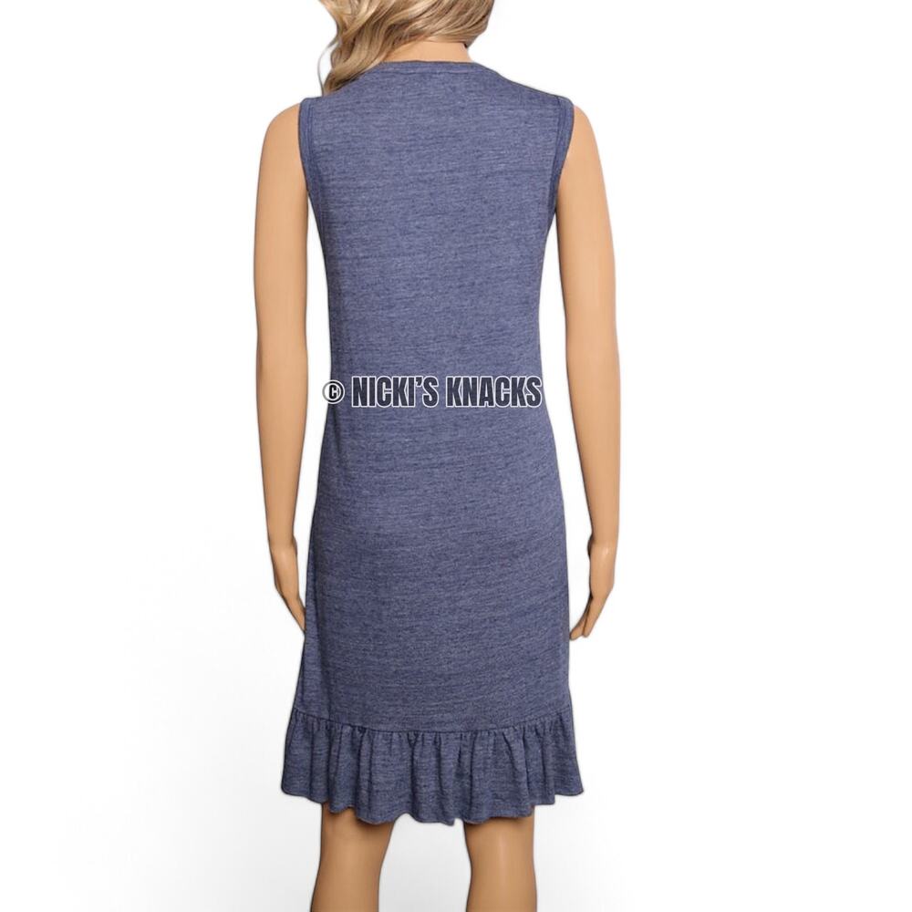 Nation LTD Serena Dress Size L – Heather Blue Tank Mini Cottagecore Casual Shift - Picture 6 of 9